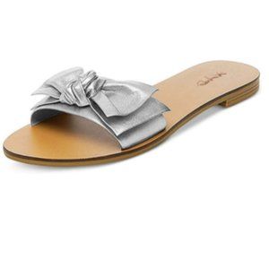 Silver Flat Sandals | Poshmark